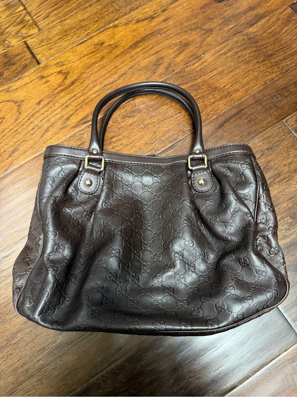 Vintage Gucci Guccissima Sukey Medium Tote Bag - Picture 7 of 12